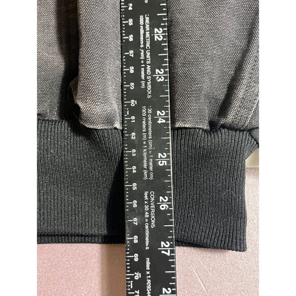 Carhartt Black Utility Jacket Mens XXL Tall Canvas Lined Heavy Duty Clean - Picture 9 of 10